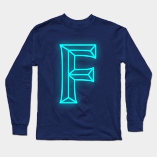 Letter F Letter Art Long Sleeve T-Shirt